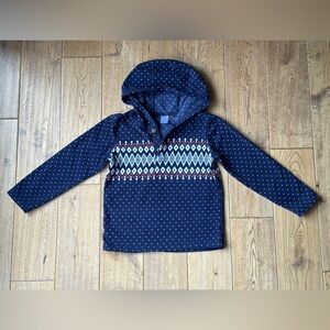 Carter’s Navy Blue Polka Dot Fleece Hoodie size 5T